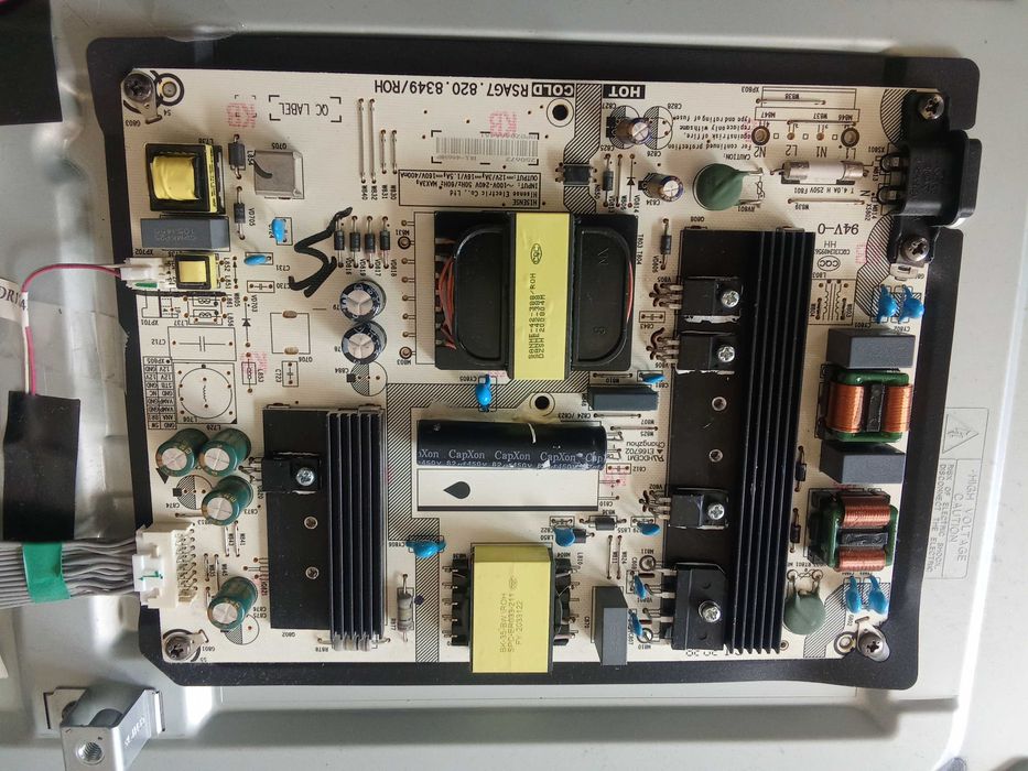 Fonte e mainboard TV Hisense 43 polegadas - Conjunto 04