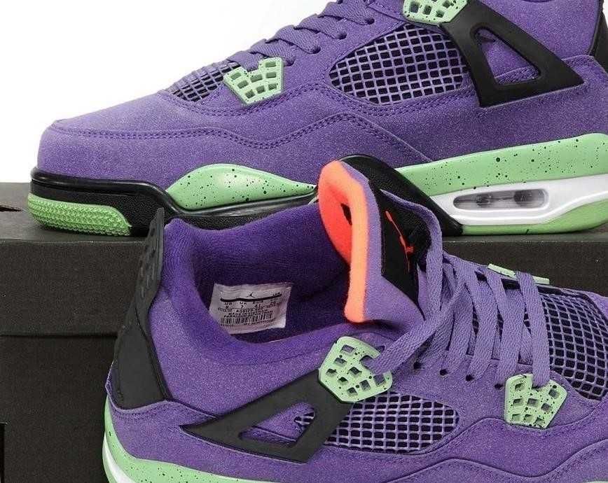 Мужские кроссовки Nike Air Jordan 4 Retro Canyon Purple 41-45 аир