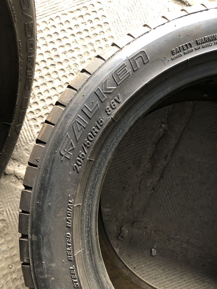 205/50R15-4шт Falken Оригинал с Германии 6,5мм в наличие!