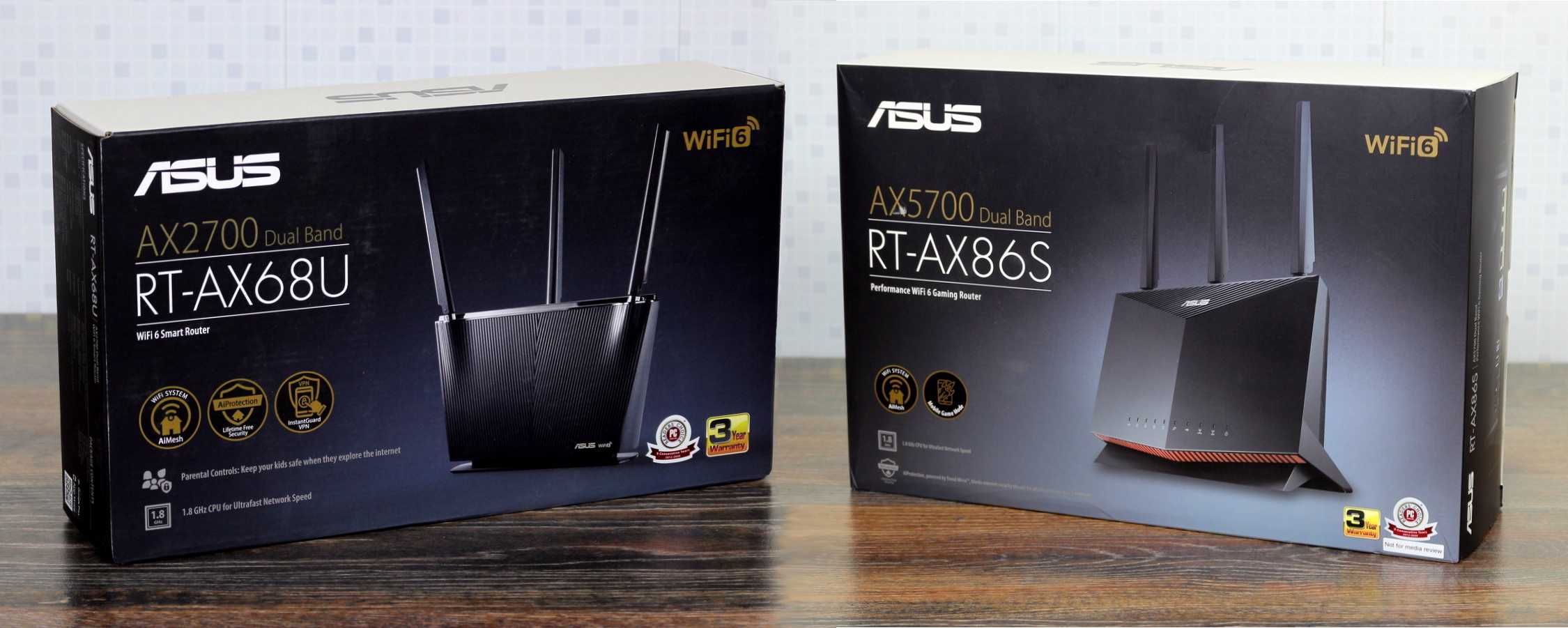 ASUS RT-AX68U / RT-AX86S CPU 2x1800MHz 512Mb WiFi 6 Mesh Wi-Fi роутер