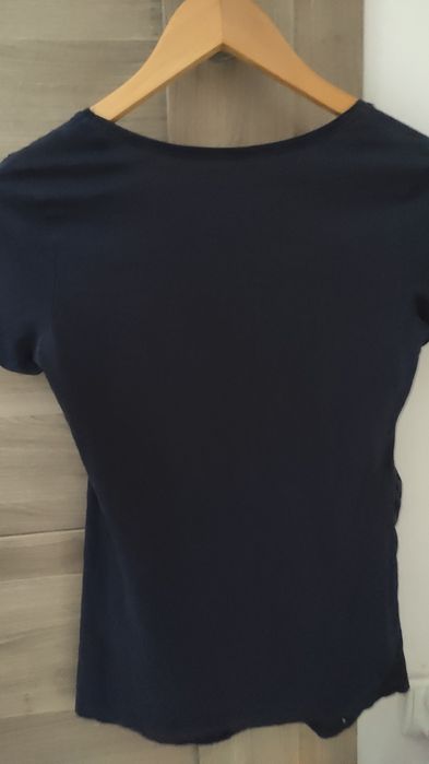 Bluzka ciążowa T-shirt H&M r. S granatowy