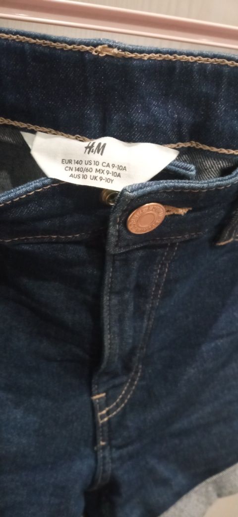 Spodenki dżinsowe H&M rozmiar 140