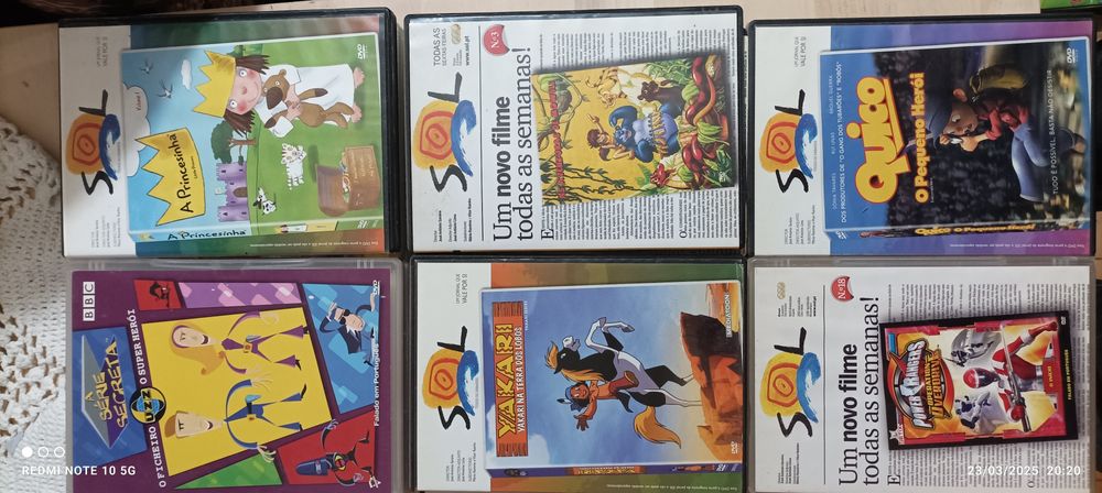Vendo vários Filmes DVD's
