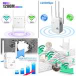 Ретранслятор. Репитер. Усилитель Wi-Fi 2.4/5 ГГц 300/1200 Мбит/с
Подро