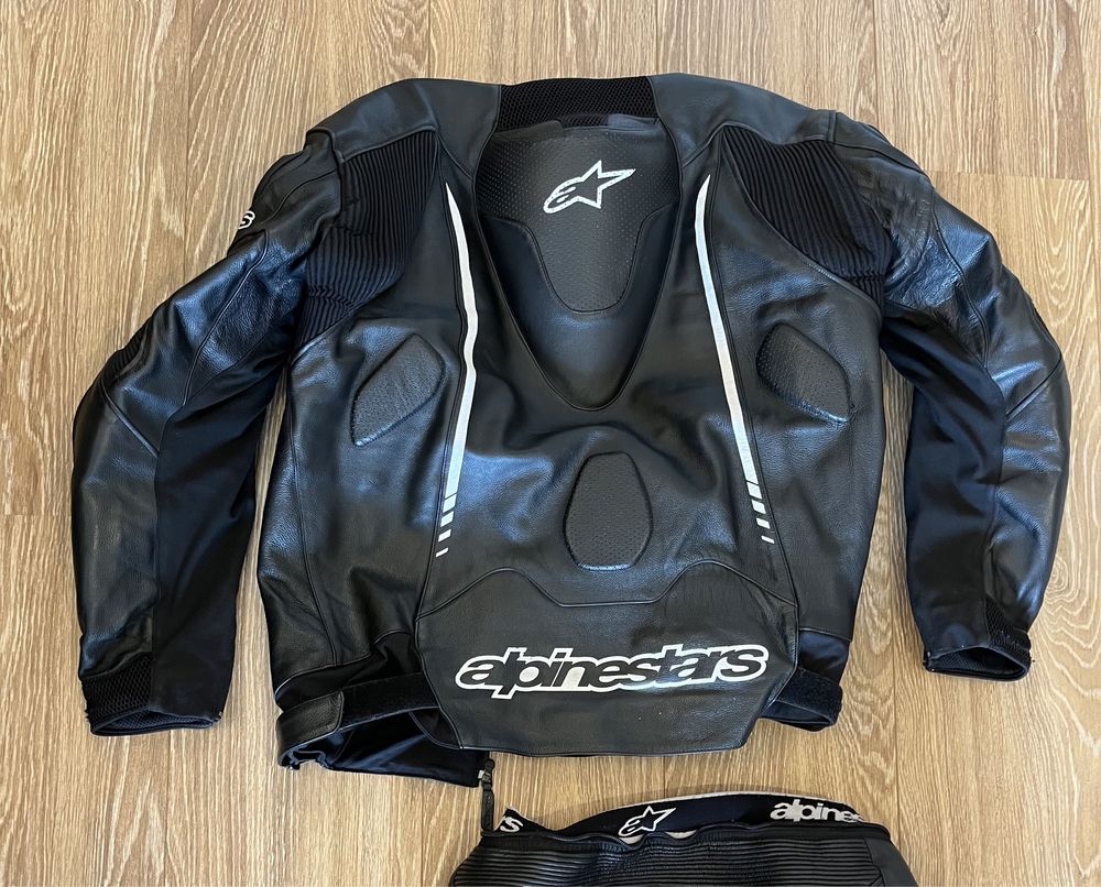 Fato de pele 2 peças Alpinestars ATEM COMBI. Tamanho: 60