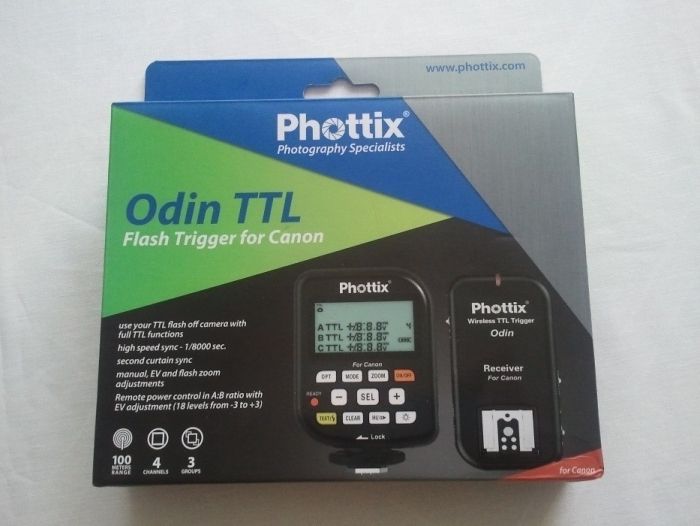 Wyzwalacz Phottix Odin TTL do lamp Canon nadajnik + odbiornik - nowy!