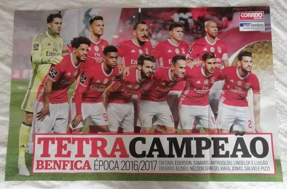 Benfica Poster do Tetracampeonato 2016-17