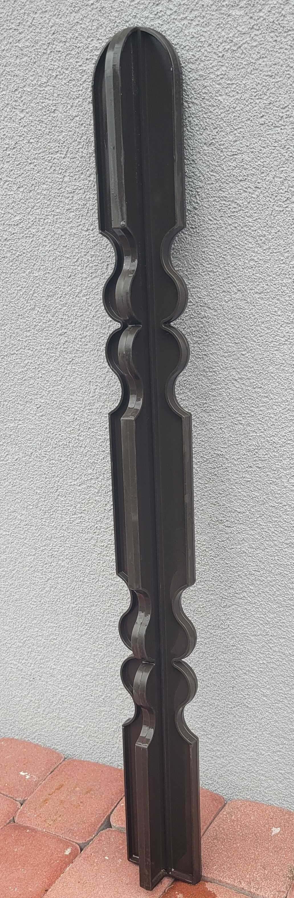 Balustrady Palisadowe Płotki Ozdobne Solidne Trwałe Tworzywo na 24mb