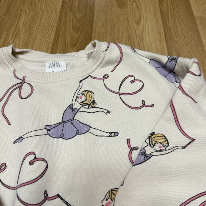 Утеплений світшот лосіни теплий светр зара zara на дівчинку 6 7 116