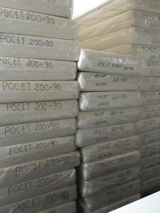 Materac POCKET 9 stref 90 x 200 grubość 20 cm  NOWE Producent