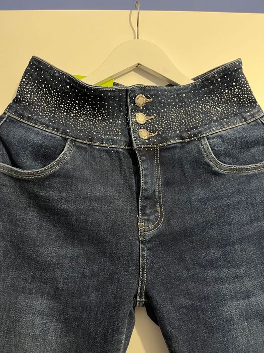 Jeansy wysoki stan, dżety - nowe :)