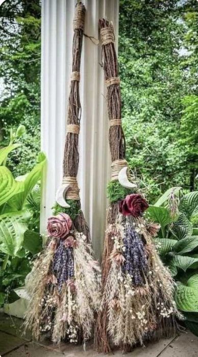 Witch dekoracja jesienna naturalna