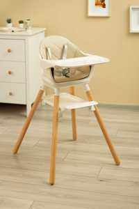 Krzesełko do karmienia Caretero BRAVO Beige krzesło dla dziecka