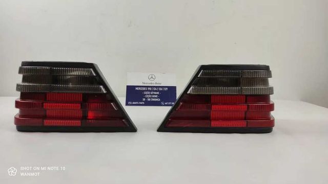 Mercedes W124 lampy tylne hella lampa