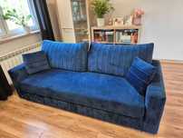 Sofa z funkcją spania królewski granat  232x143