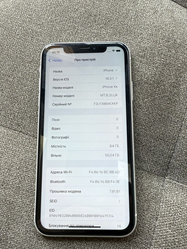 Iphone айфон Хр xr 64 gb айфон акб 100%