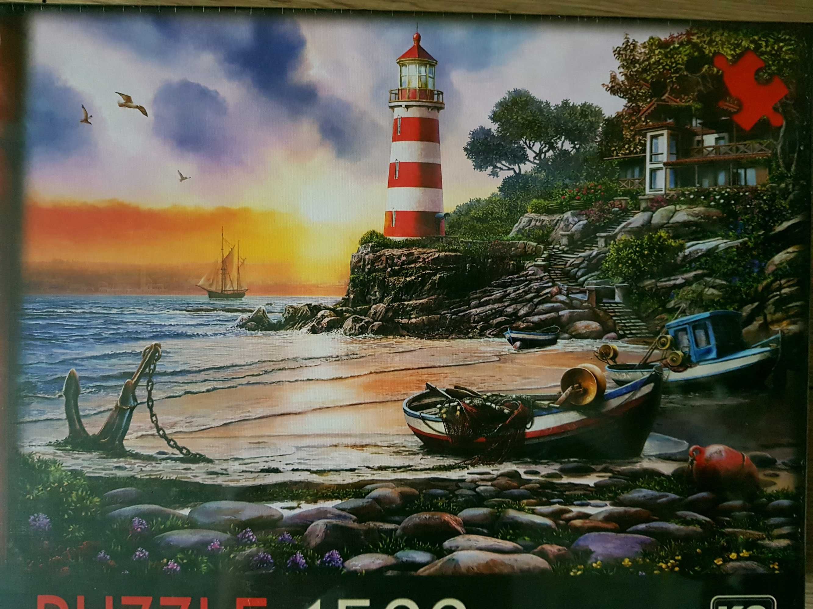 Puzzle KS GAMES Lighthouse Latarnia morska P. Trully 1500 NOWE