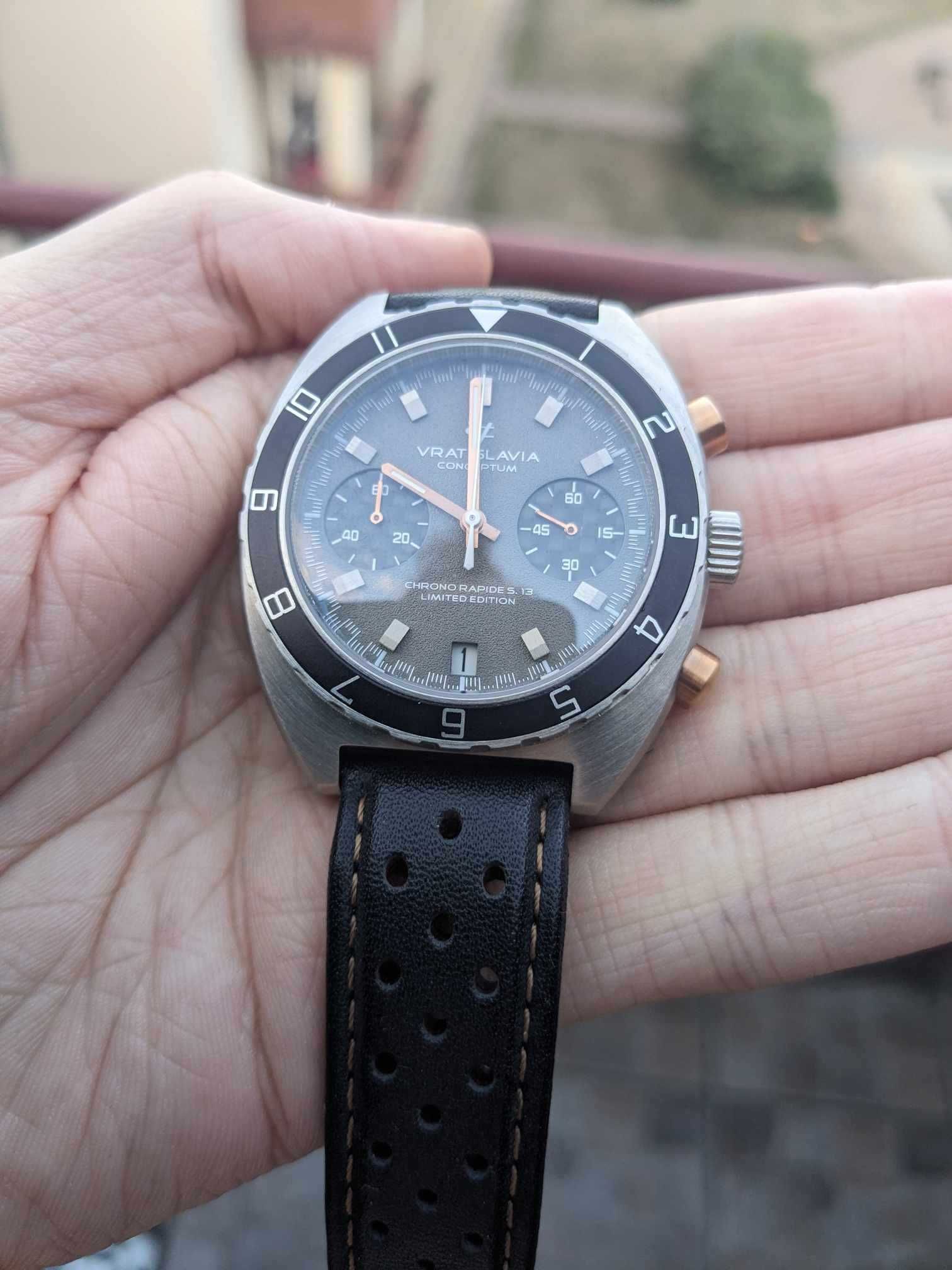 Vratislavia Conceptum S13  limitowany chronograf z szafirem