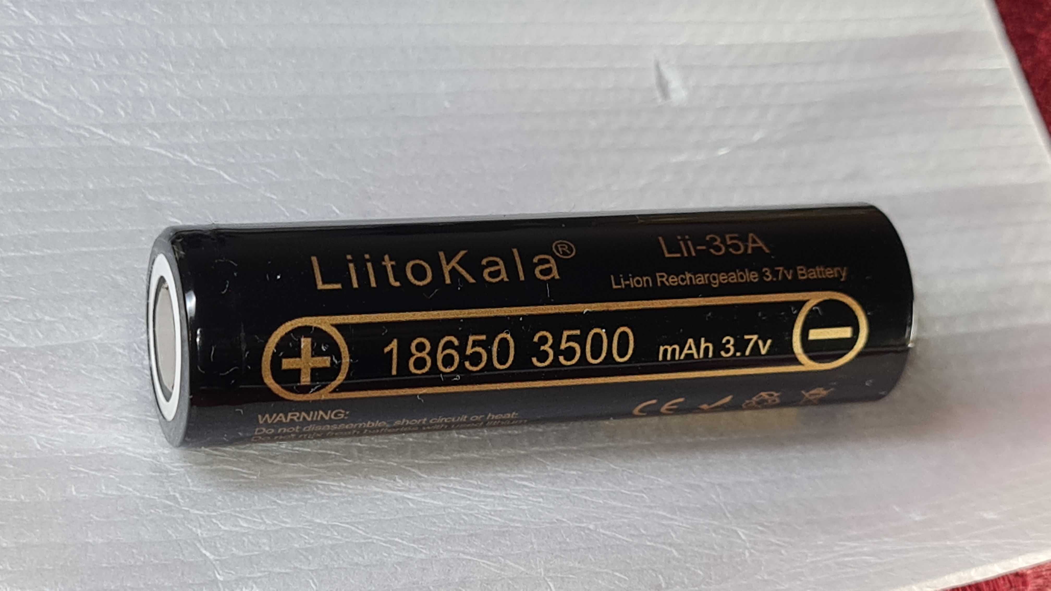 Акумулятор 100% Orig LiitoKala Lii-35A 3.7V 3500mAh 10A