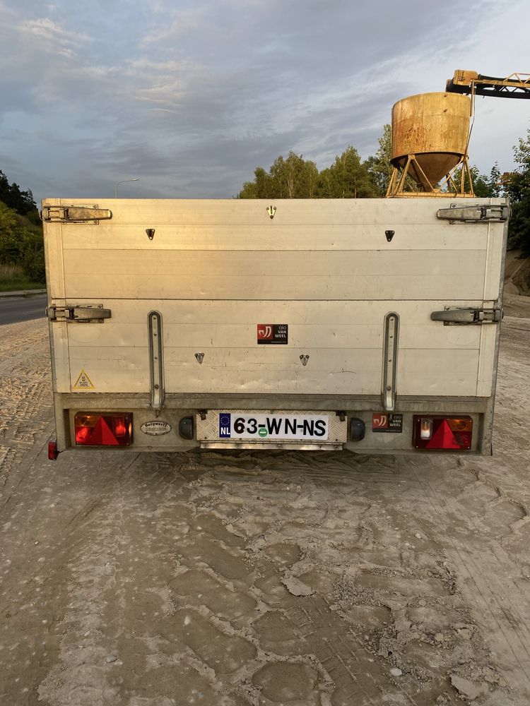 Przyczepa jednoosiowa VAN WEEL Dmc 1500 Kg