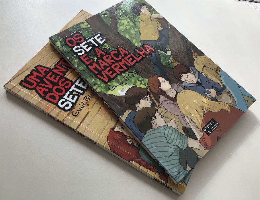 Conjunto de 2 livros Enid Blyton: Os Sete