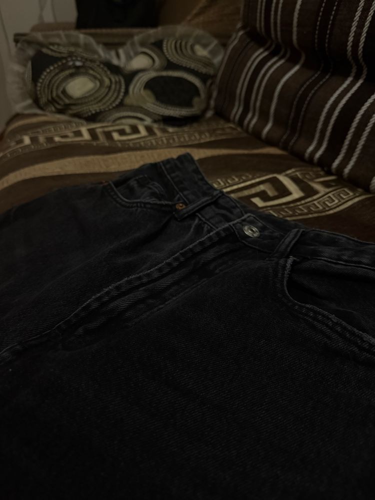 Джинси zara 32 чорні  для росту 159/165