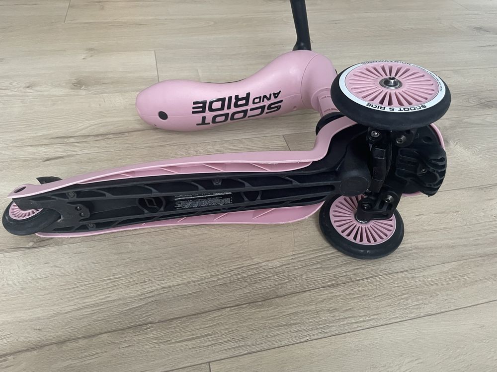 Scoot and ride 2w1 różowy