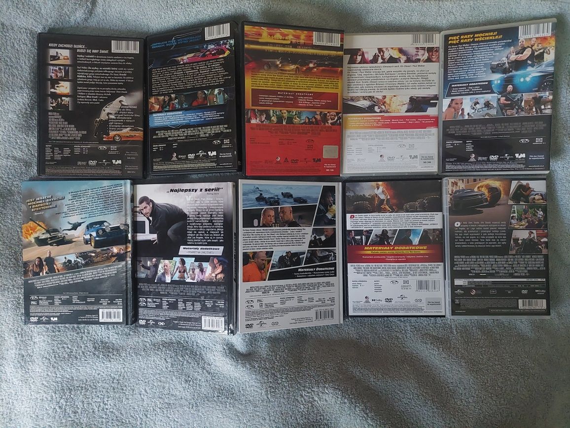 Szybcy I wściekli komplet DVD
