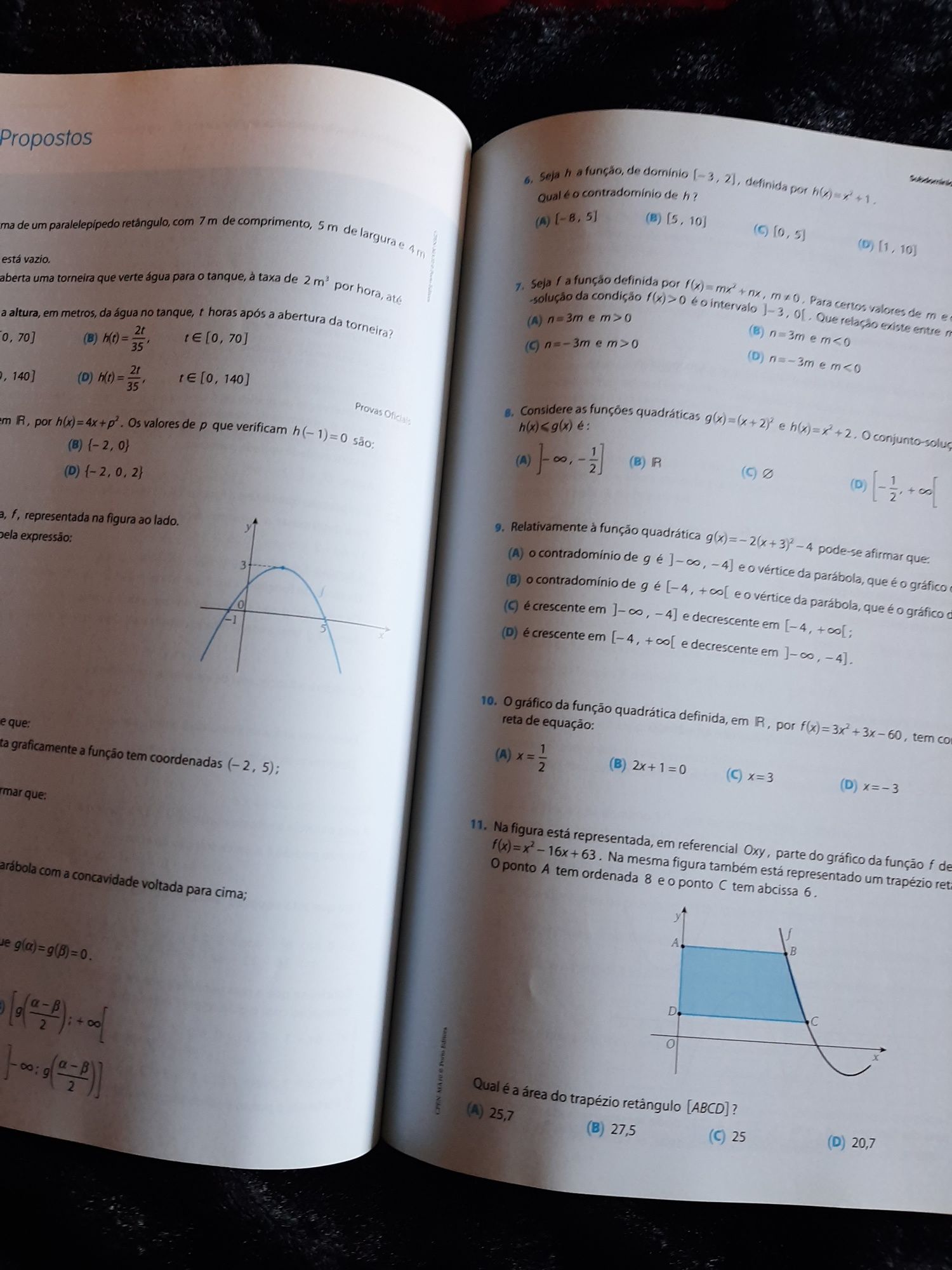 Preparação para o exame final matemática
