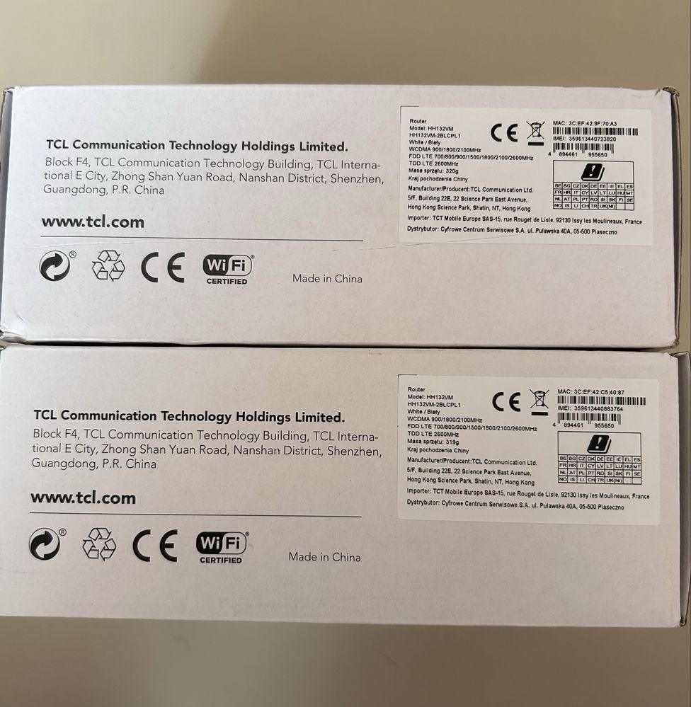 TCL LinkHub HH132VM wifi6 cat13 4g lte wifi стаціонарний роутер