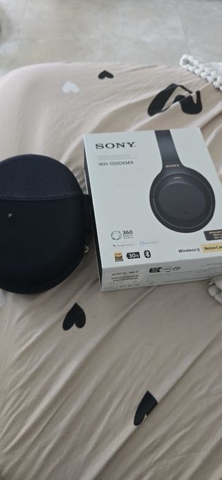 Auscultadores com cancelamento de ruído sem fios WH-1000XM4