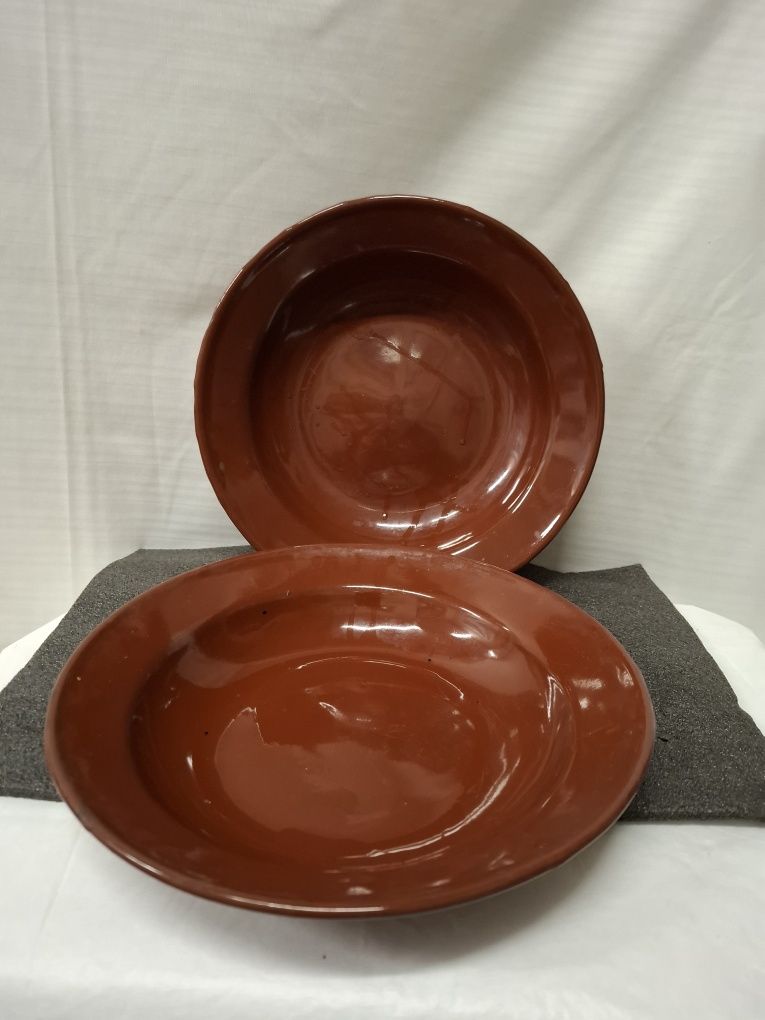 Emaliowane talerze 24cm prl