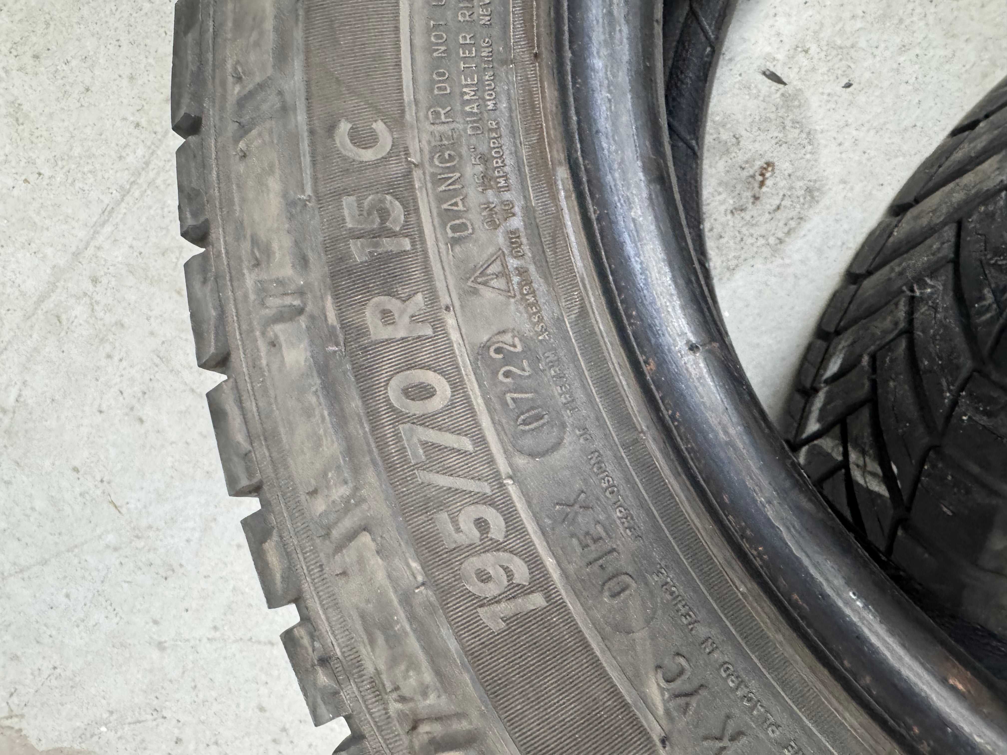 4x 195/70 R15C Michelin Agilis CrossClimate DOT 22,23