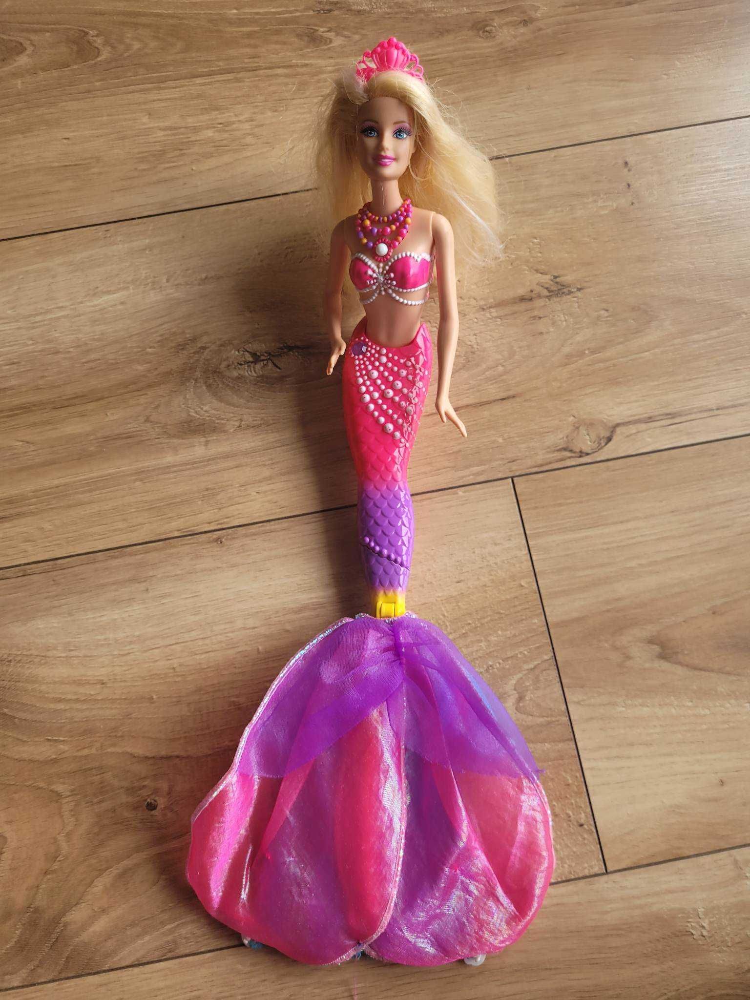 lalka barbie syrena otwierany ogon