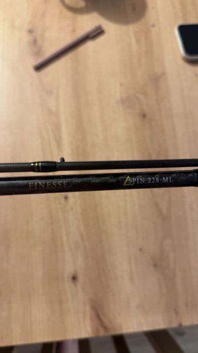 Wędka spiningowa dwuczęściowa