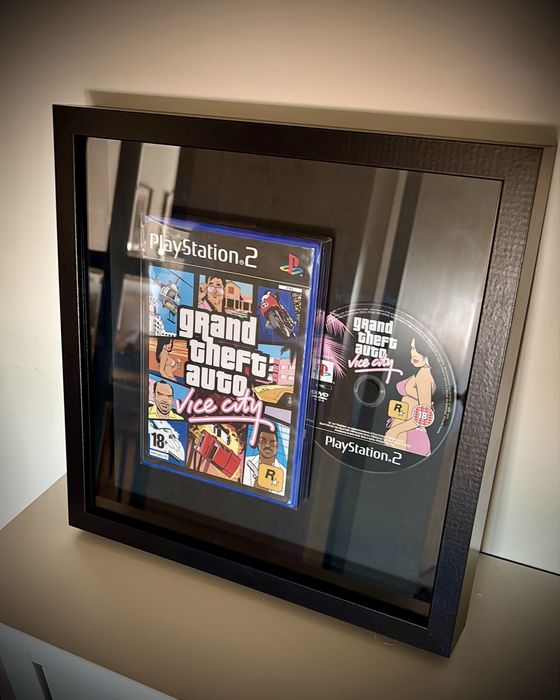 Vice City PS2 em Moldura Funda