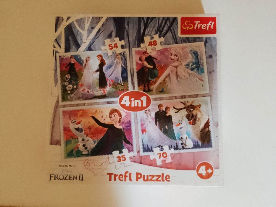 Kraina Lodu 2, puzzle Trefl 4 w 1 od 3 do 5+