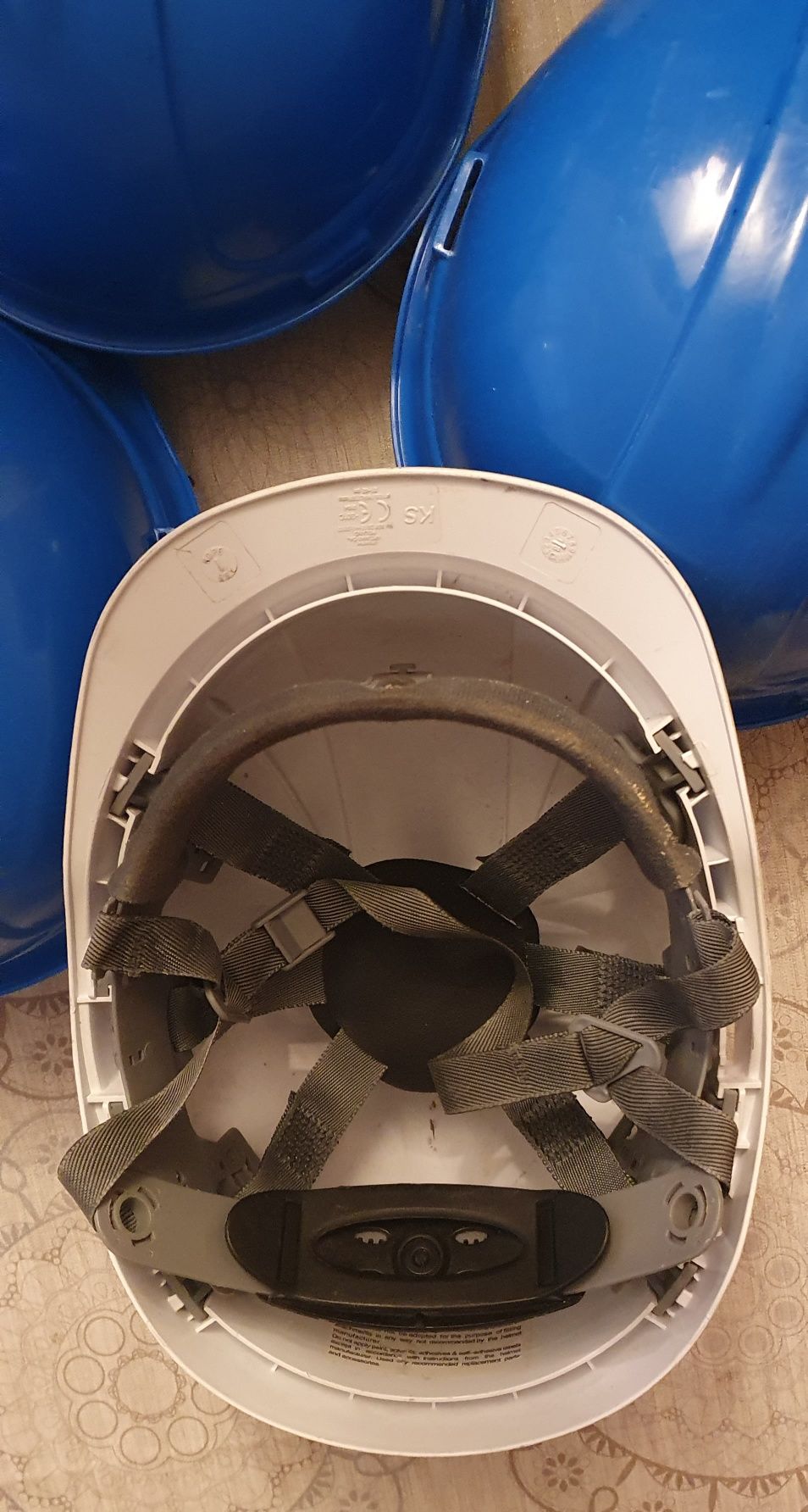 Kask bhp, hełm, komplet