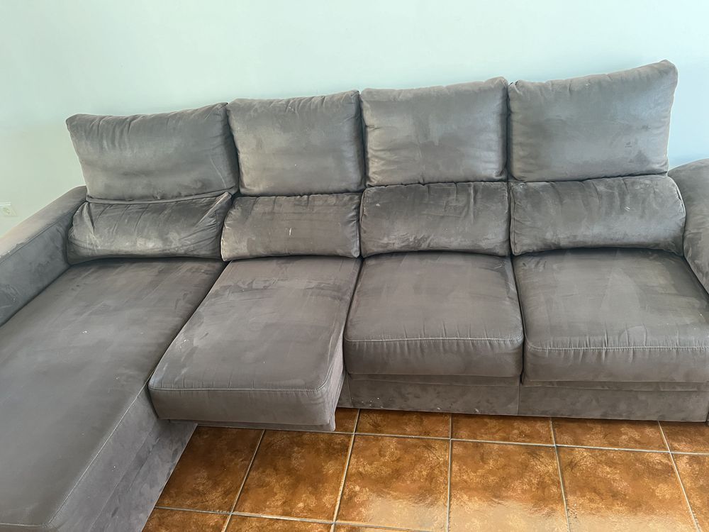 Sofa chaise longue ,4 lugares todos reclinaveis
