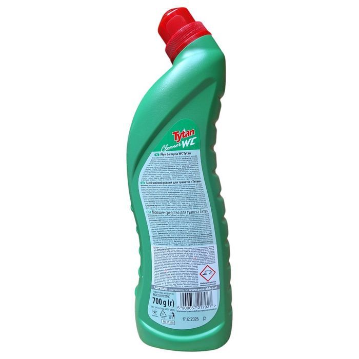 płyn do wc tytan zielony 700g 1szt