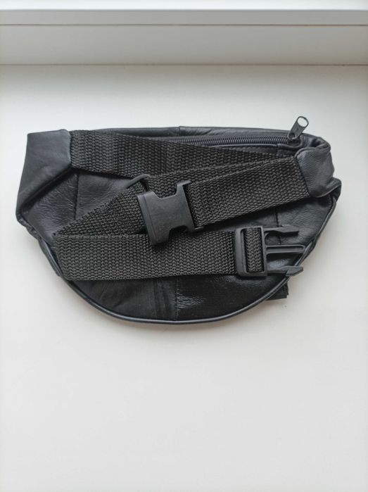 Сумка на пояс Louis шкіряна (мото)