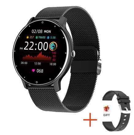 smart watch LIGE język pl czarny + bransoleta