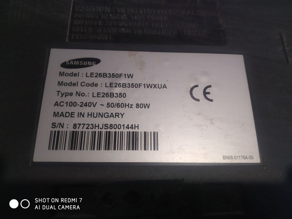 Телевизор Ы Samsung UA42CU8000 - разборка запчасти, шлейф управления