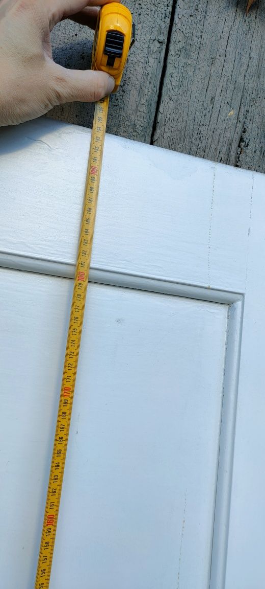 Drzwi drewniane 93,5cm, solidne świerk