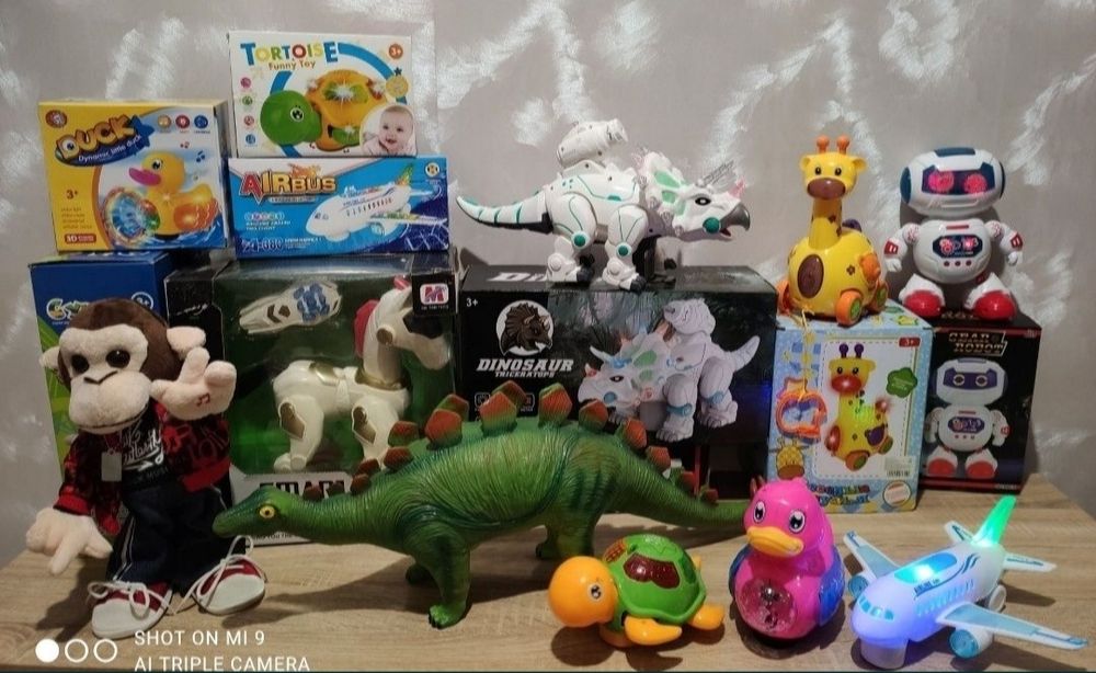 Детский музыкальный Самолёт Юла Робот Конструктор