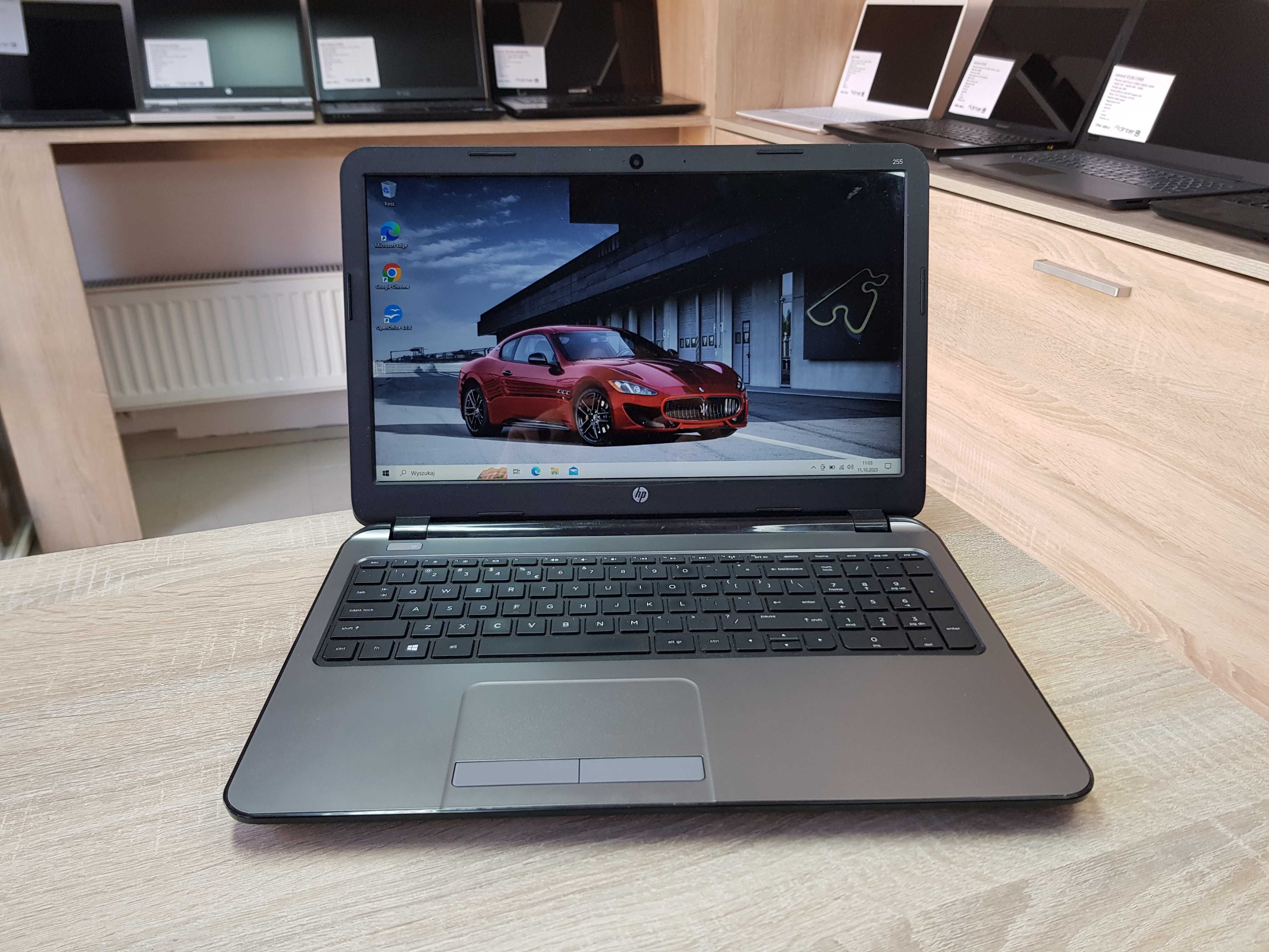 Laptop HP 255 G3 - A4-5000, 4GB ram, dysk SSD, 100% sprawny