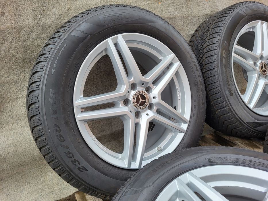 [K370] Koła zimowe 18 Cali 5x112 Pirelli 235/60/18 Mercedes 24r 8m GLC
