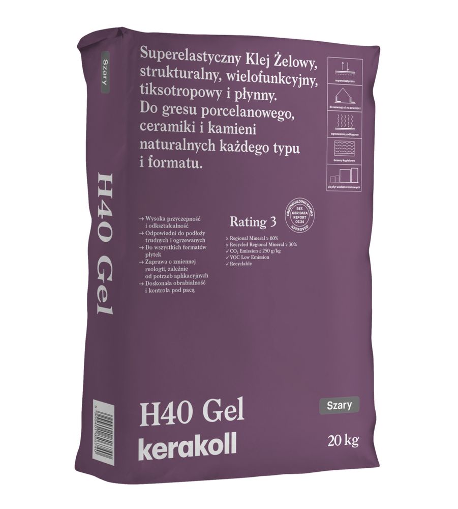 Zaprawa klejowa żelowa Kerakoll Zel H40 20 kg