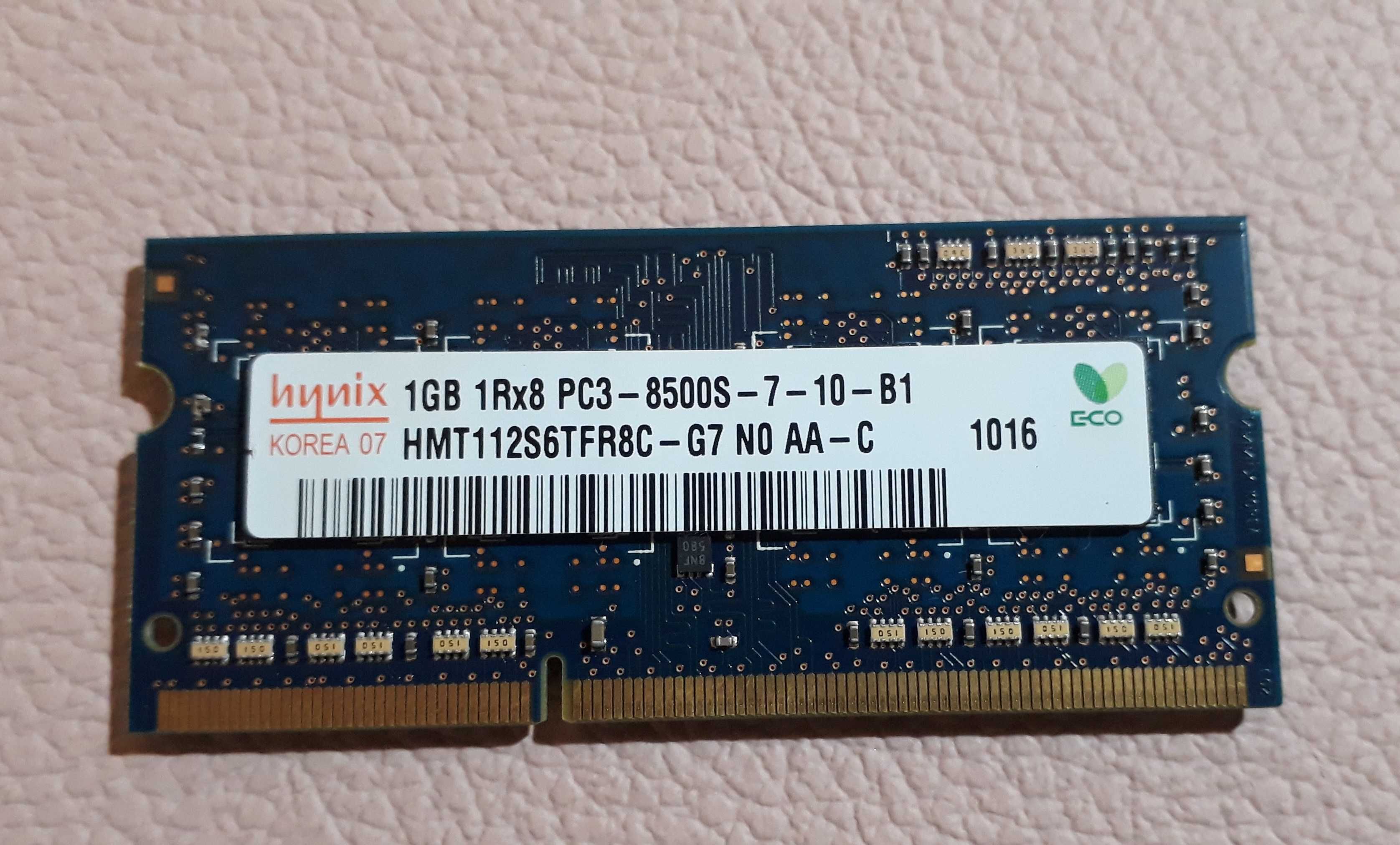 Pamięć RAM do laptopa Hynix 1GB DDR3