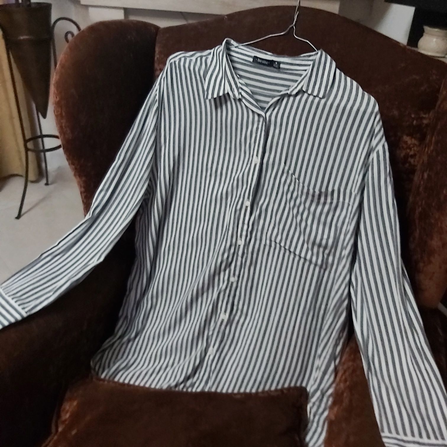 Camisa riscas Bershka